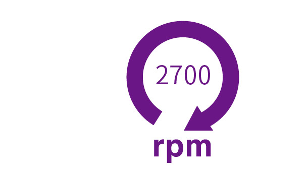 2700rpm